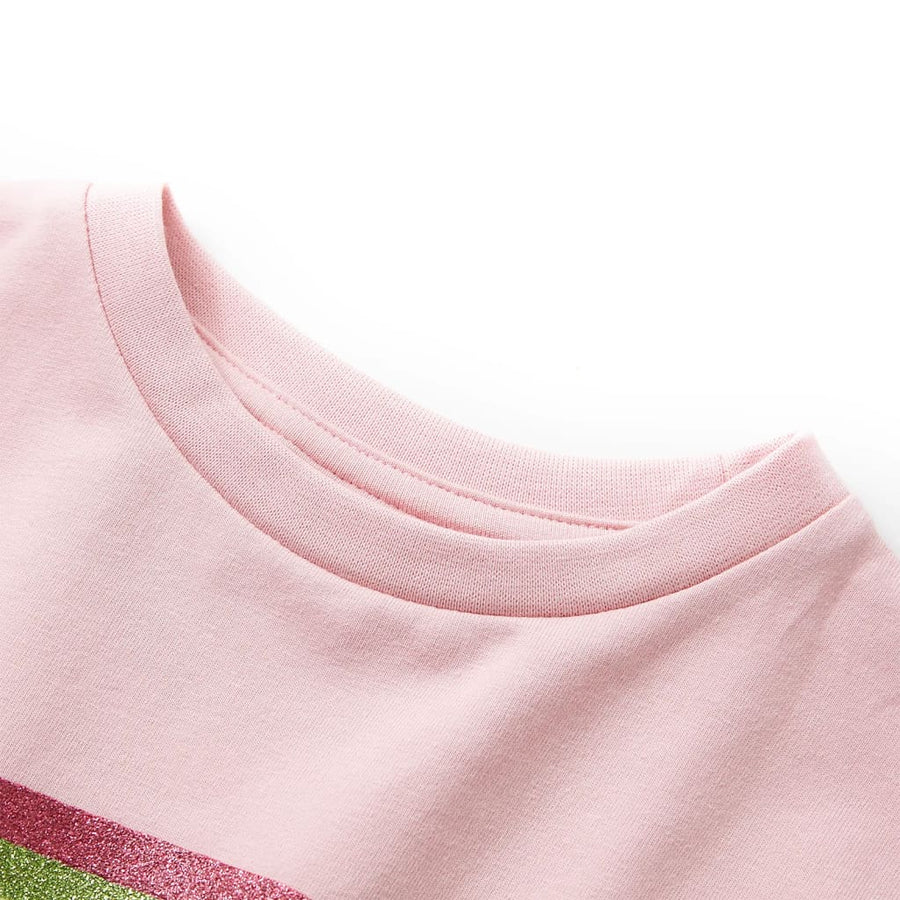 Kinderjurk met trekkoord 116 lichtroze Roze 116