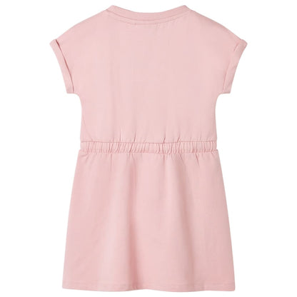 Kinderjurk met trekkoord 128 lichtroze Roze 128
