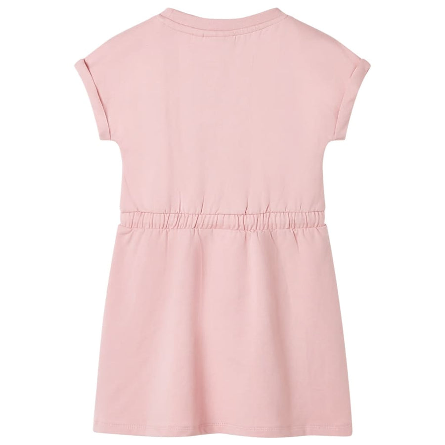 Kinderjurk met trekkoord 128 lichtroze Roze 128