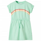 Kids' dress with drawstring 128 bright green
