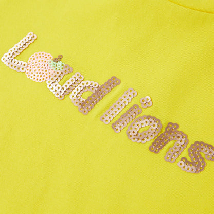 Kindershirt met kapmouwen 140 felgeel Geel 140