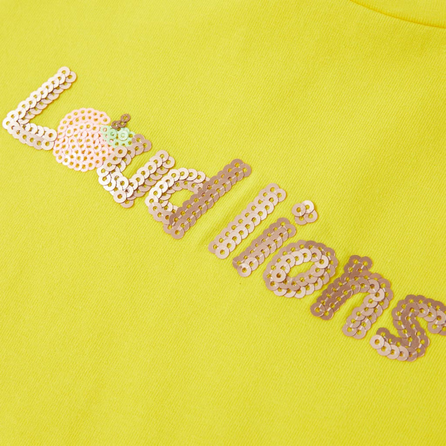 Kindershirt met kapmouwen 140 felgeel Geel 140