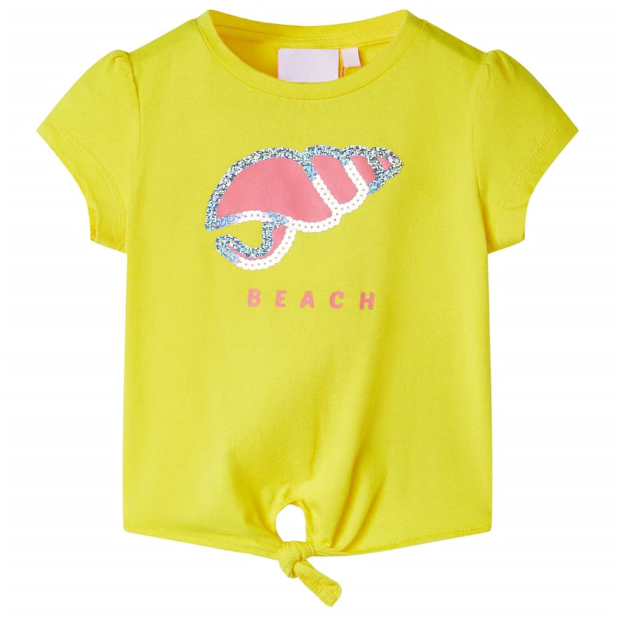 Kindershirt 104 geel Geel 104