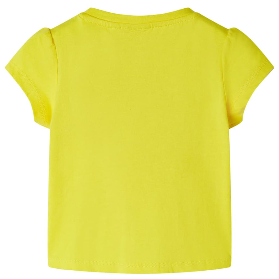 Kindershirt 104 geel Geel 104