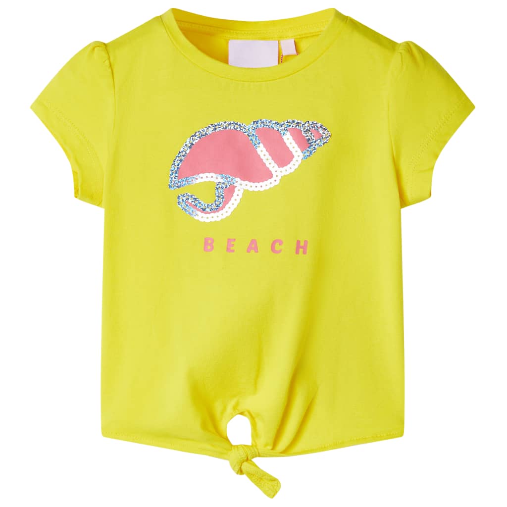 Kindershirt 140 geel Geel