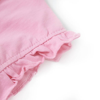 Kindershirt met korte mouwen 116 felroze Roze