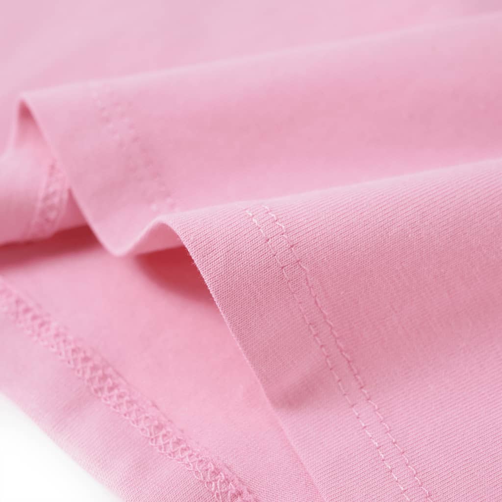 Kindershirt met korte mouwen 116 felroze Roze