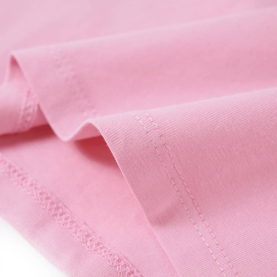 Kindershirt met korte mouwen 116 felroze Roze