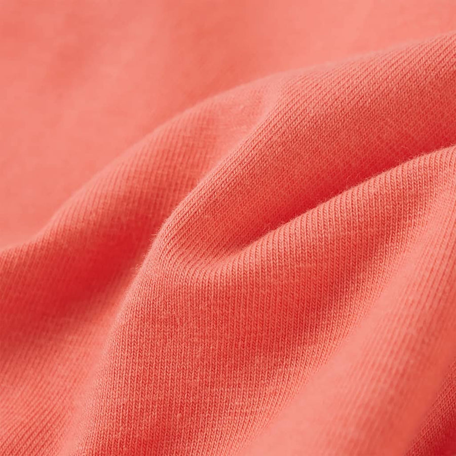 Kindershirt met korte mouwen 104 koraalkleurig Koraal 104