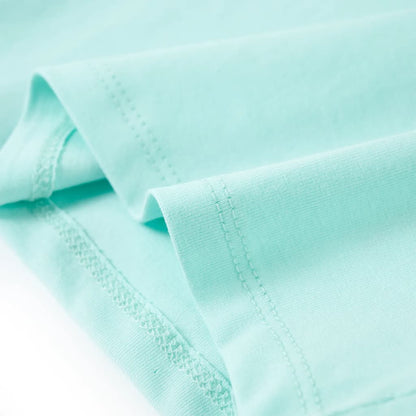Kindershirt met korte mouwen 116 lichtzeeblauw Aqua 116