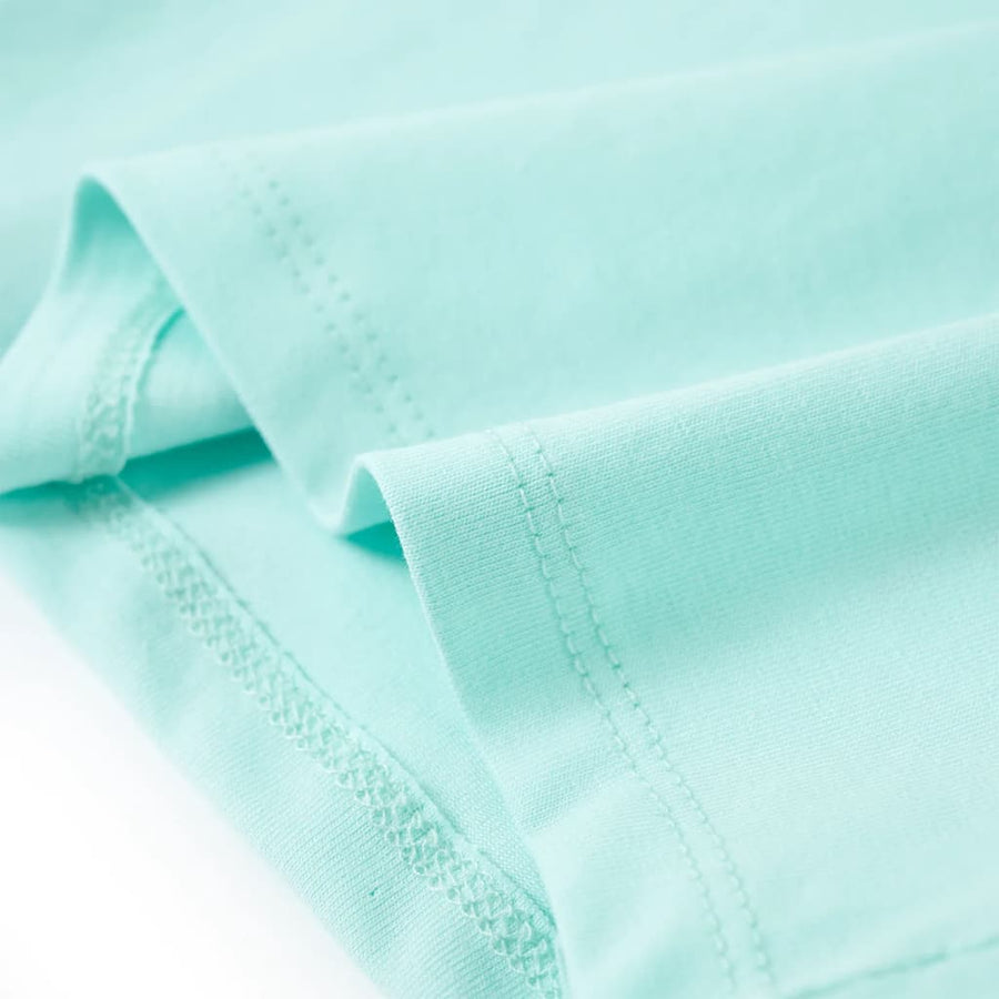 Kindershirt met korte mouwen 116 lichtzeeblauw Aqua 116