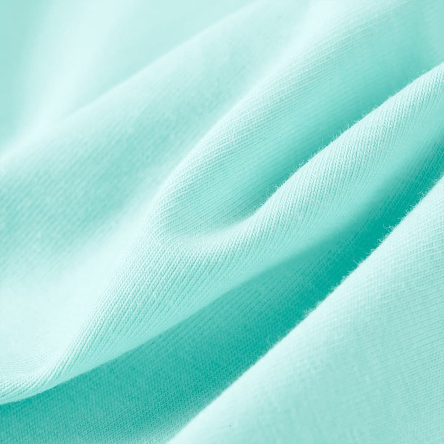 Kindershirt met korte mouwen 116 lichtzeeblauw Aqua 116