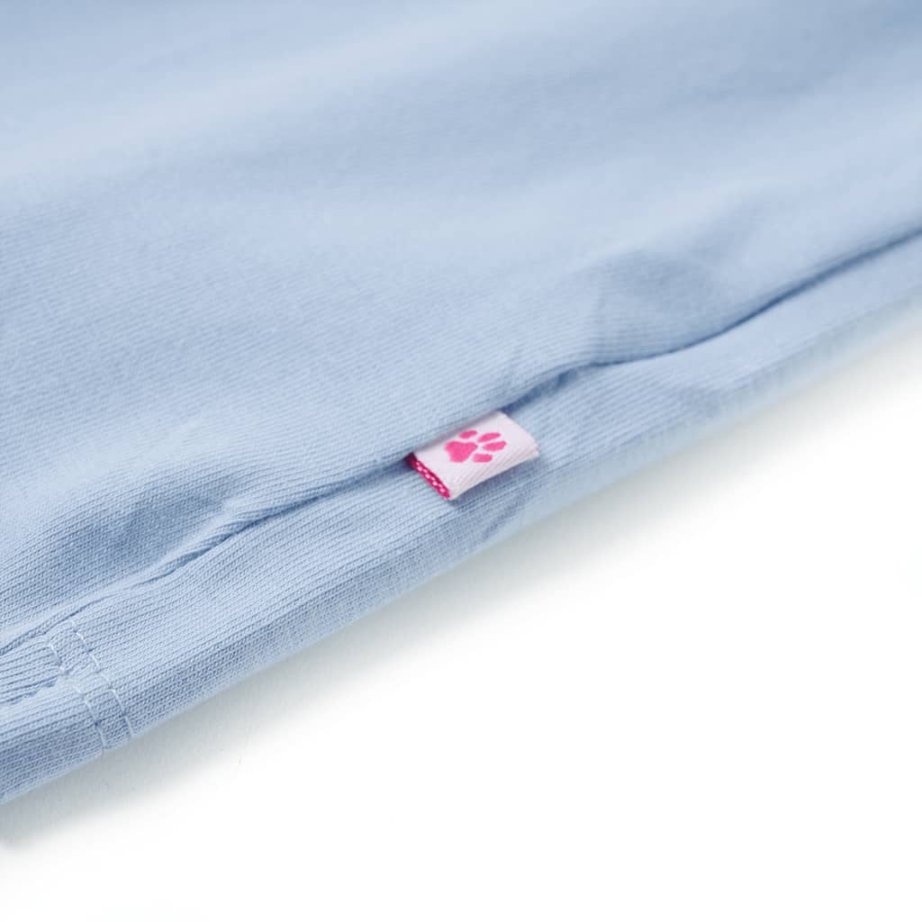 Kindershirt 116 blauw Blauw