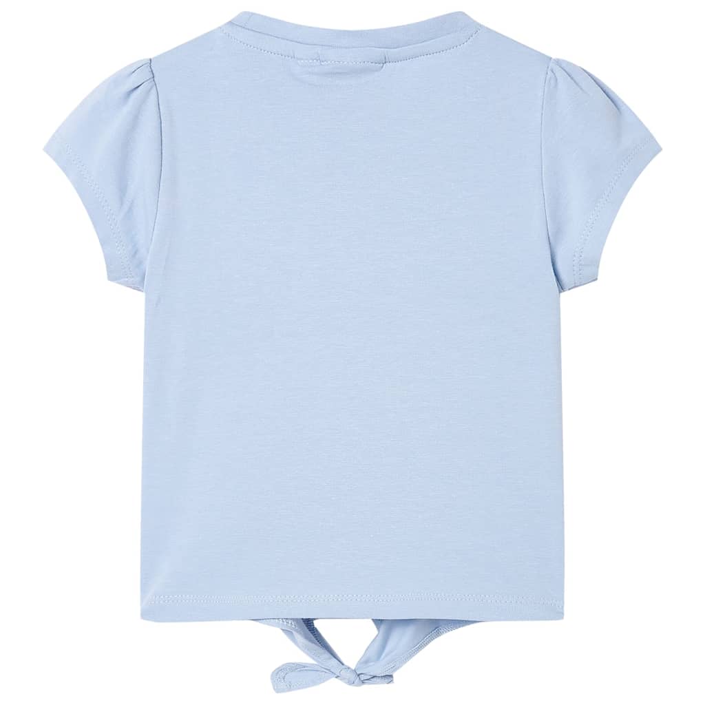 Kindershirt 128 blauw Blauw