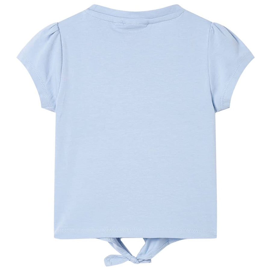 Kindershirt 128 blauw Blauw