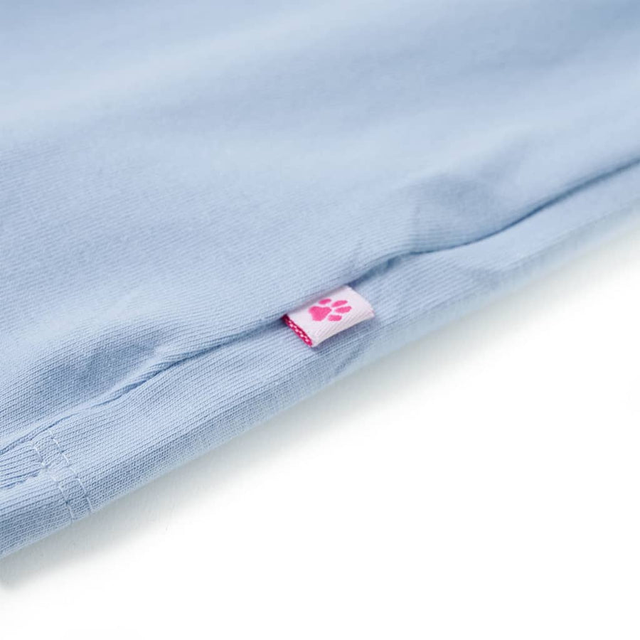 Kindershirt 128 blauw Blauw