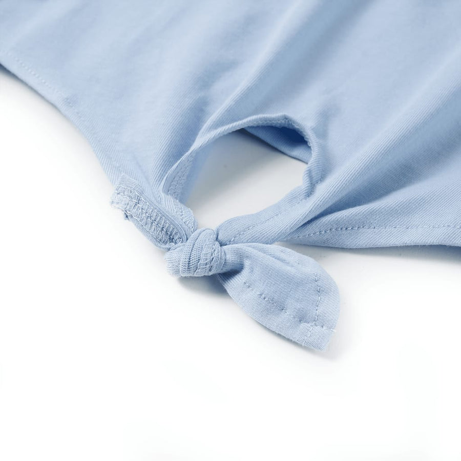 Kindershirt 128 blauw Blauw