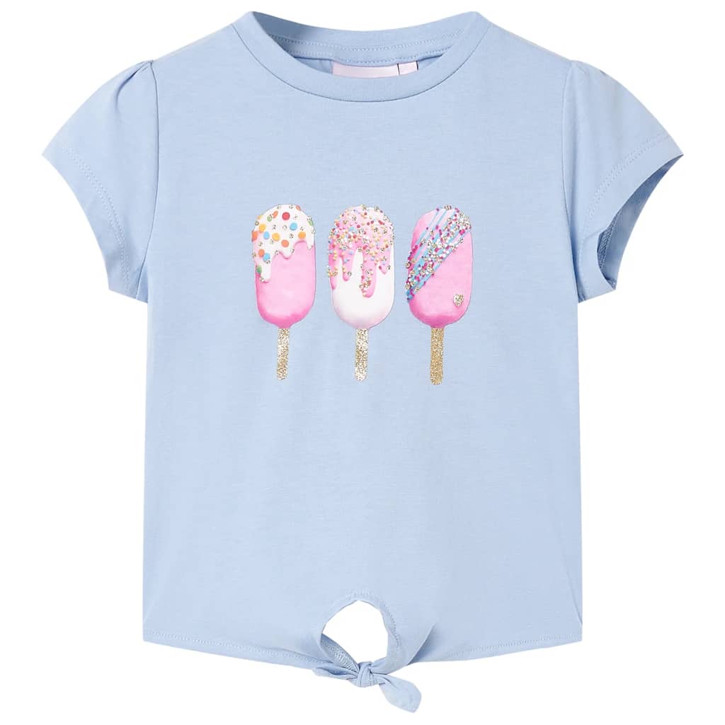 Kindershirt 140 blauw Blauw 140