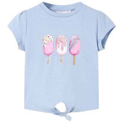 Kindershirt 140 blauw Blauw 140