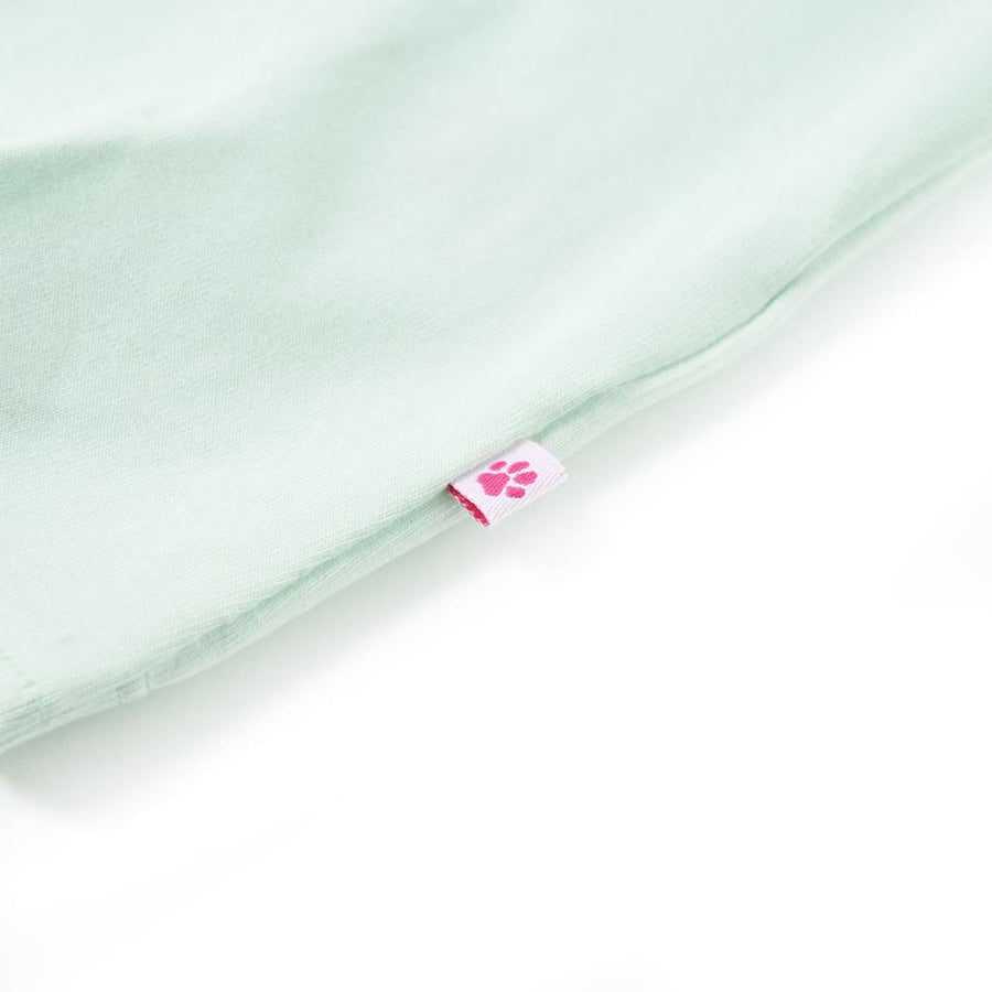 Kindershirt 104 lichtmintkleurig Mintgroen