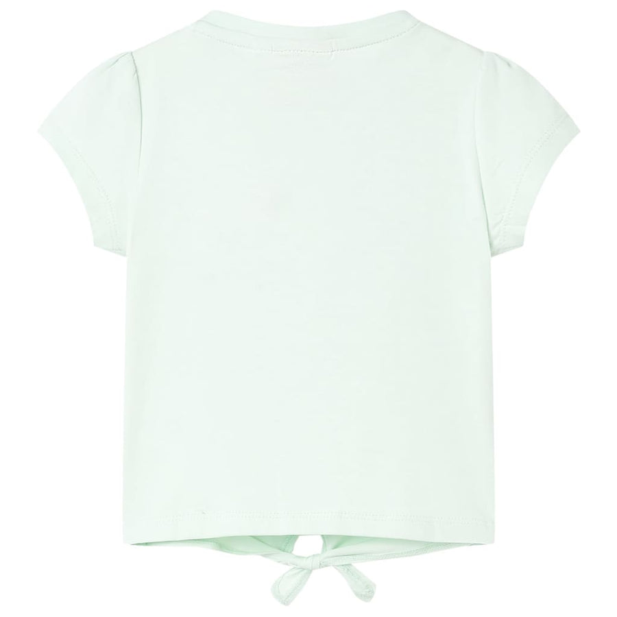 Kindershirt 128 lichtmint Mintgroen