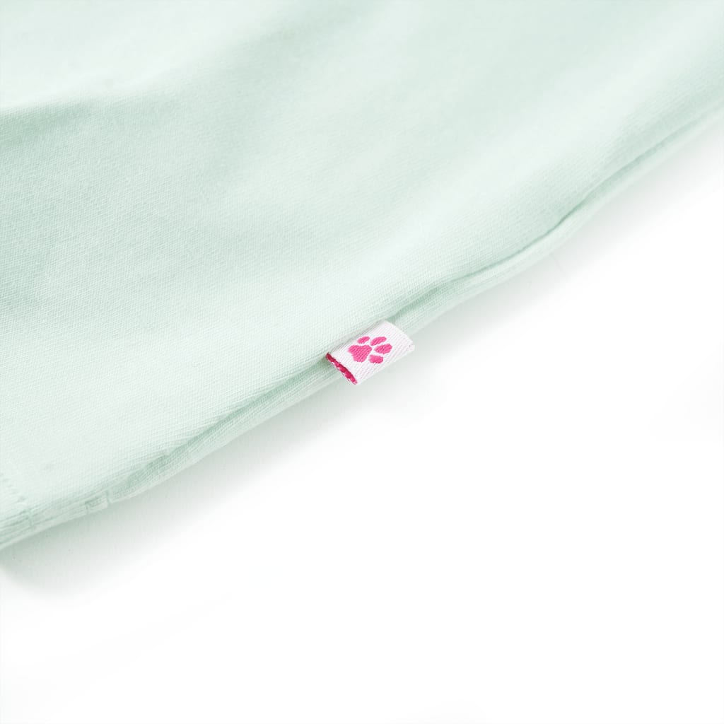 Kindershirt 128 lichtmint Mintgroen