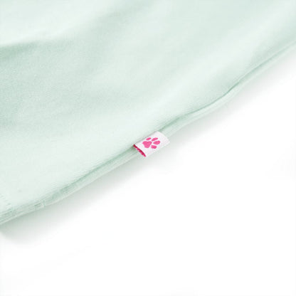 Kindershirt 128 lichtmint Mintgroen