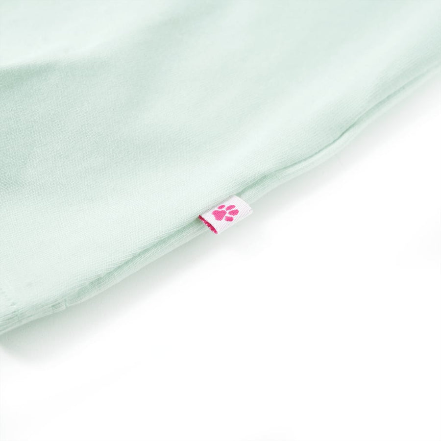 Kindershirt 128 lichtmint Mintgroen