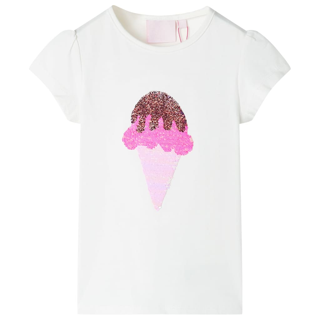 Kindershirt 116 ecru Ecru 116