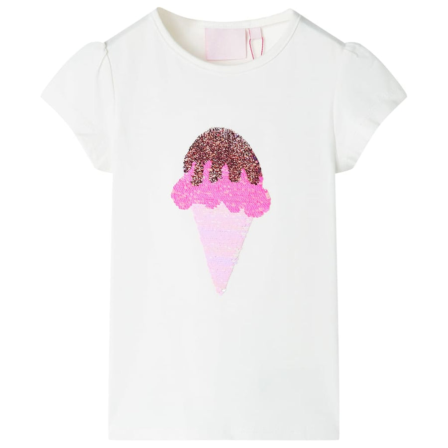 Kindershirt 116 ecru Ecru 116