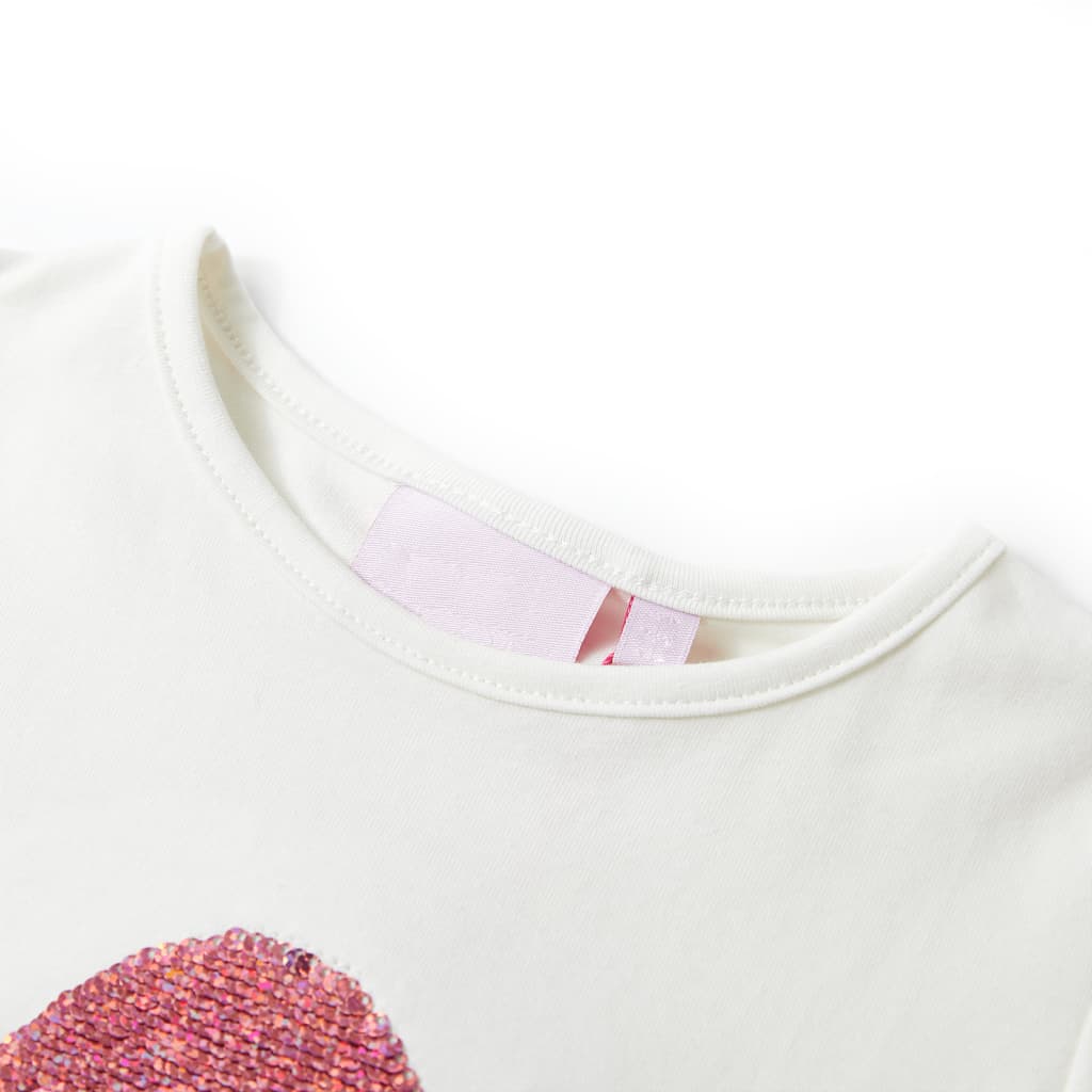 Kindershirt 116 ecru Ecru 116