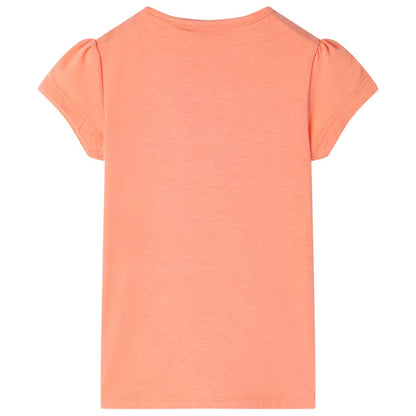 Kindershirt 104 neonoranje orange 104
