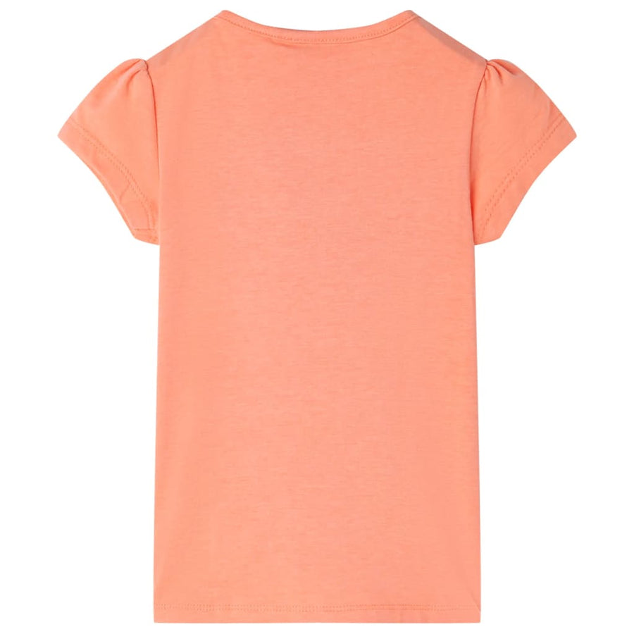 Kindershirt 104 neonoranje orange 104