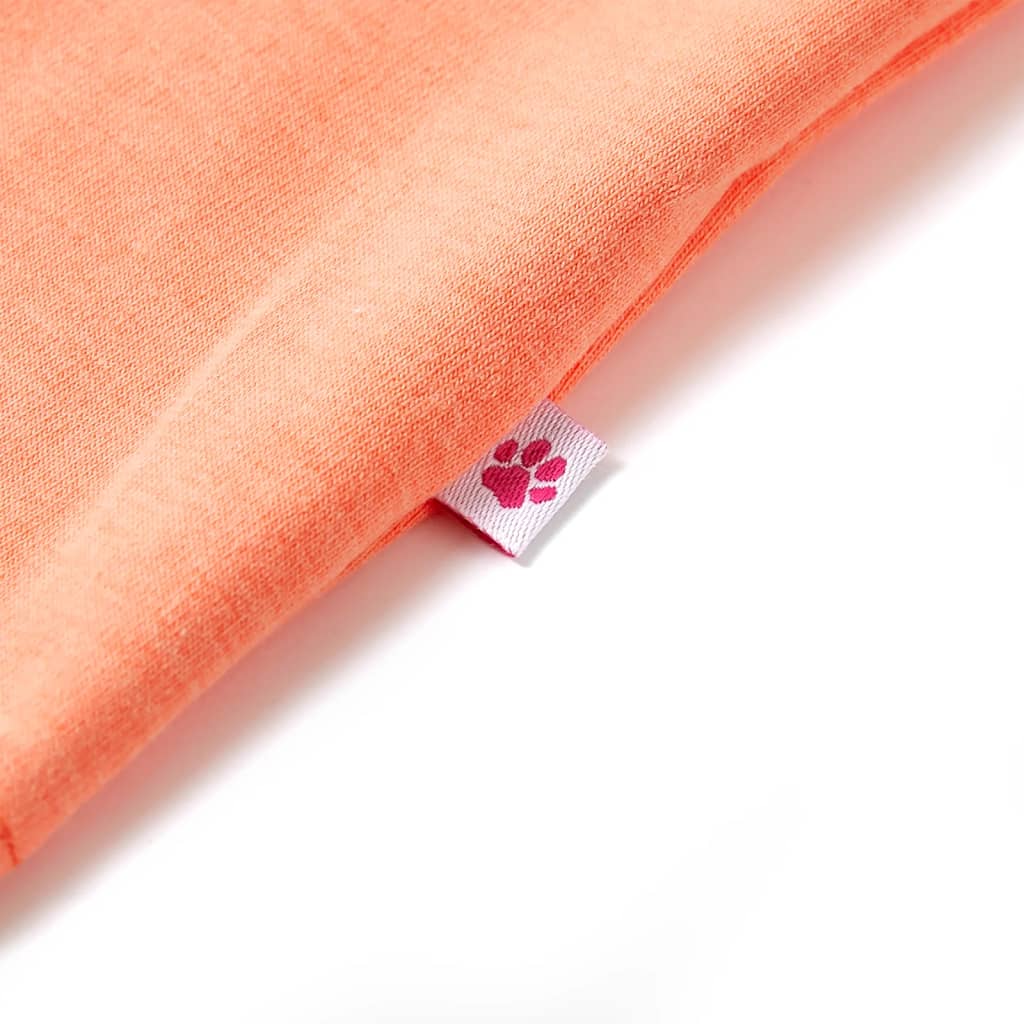 Kindershirt 116 neonoranje orange 116
