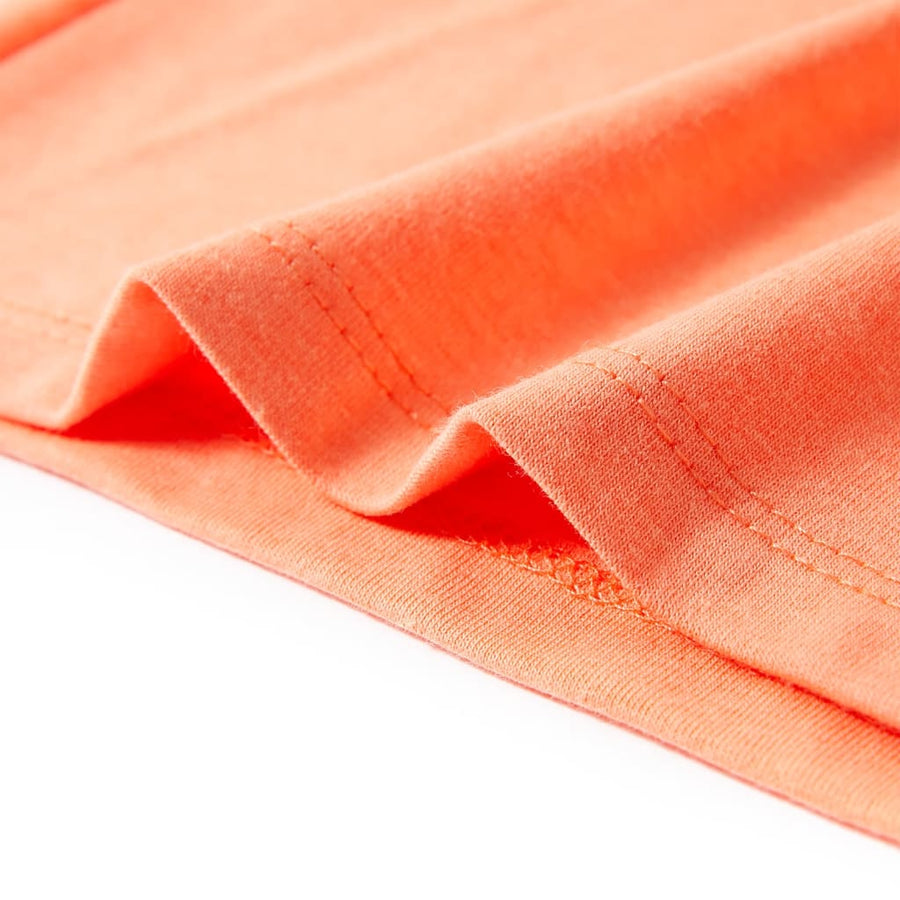 Kindershirt 128 neonoranje orange 128