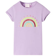 Kids' T-shirt 116 lilac