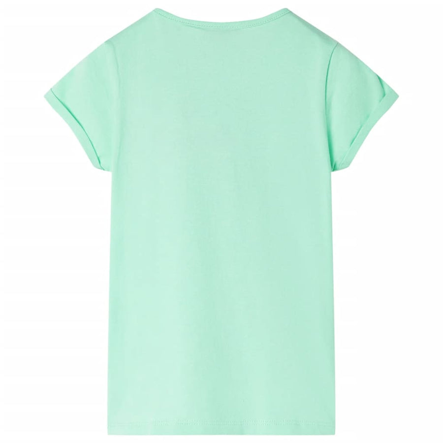 Kindershirt 92 felgroen Groen 92