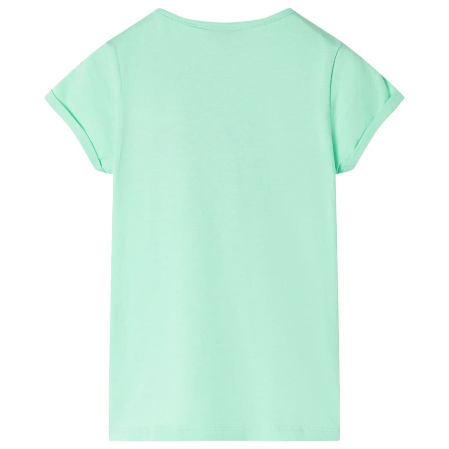 Kindershirt 104 felgroen Groen 104