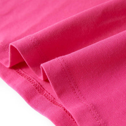 Kindershirt 116 donkerroze Roze 116