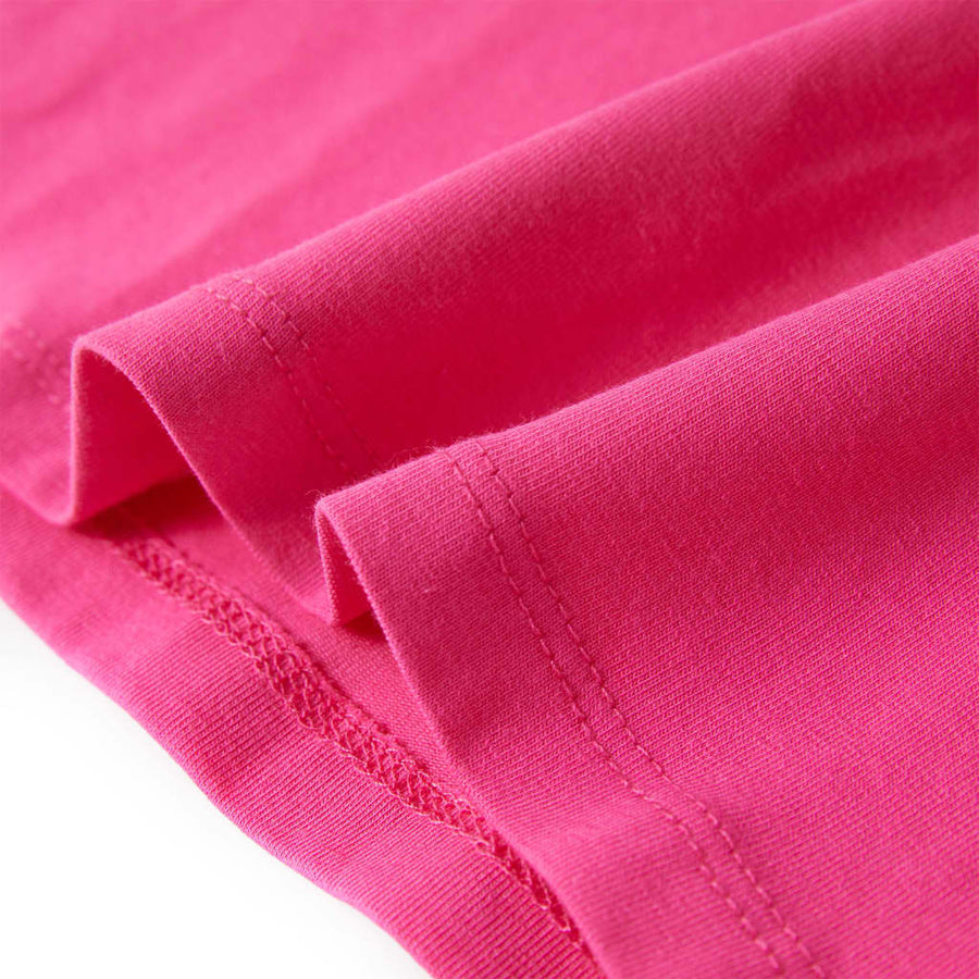 Kindershirt 116 donkerroze Roze 116