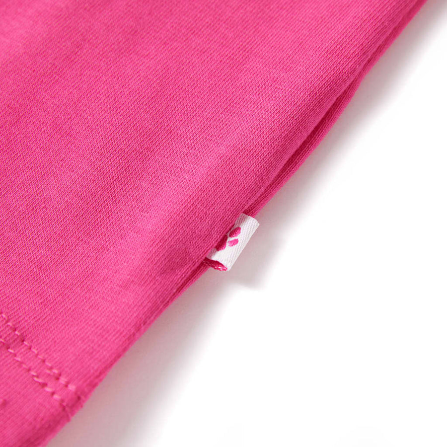 Kindershirt 128 donkerroze Roze 128