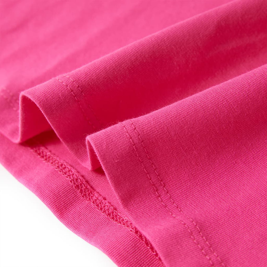 Kindershirt 128 donkerroze Roze 128