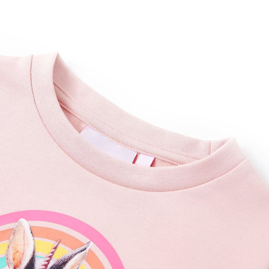 Kindertrui 128 lichtroze Roze