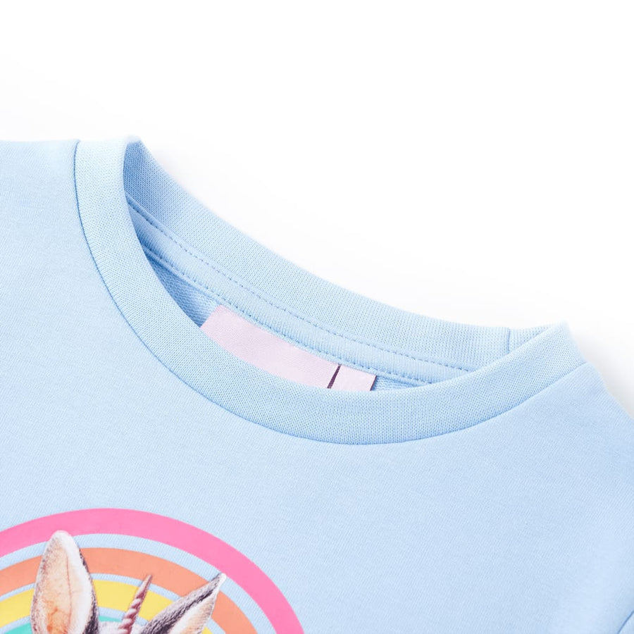 Kindertrui 116 lichtblauw Blauw