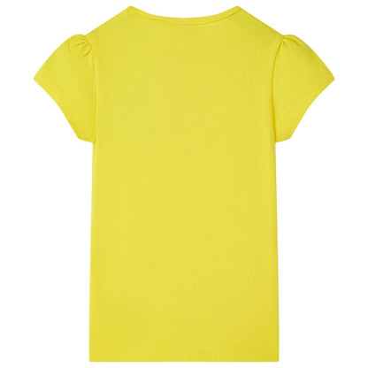 Kindershirt 140 felgeel Geel