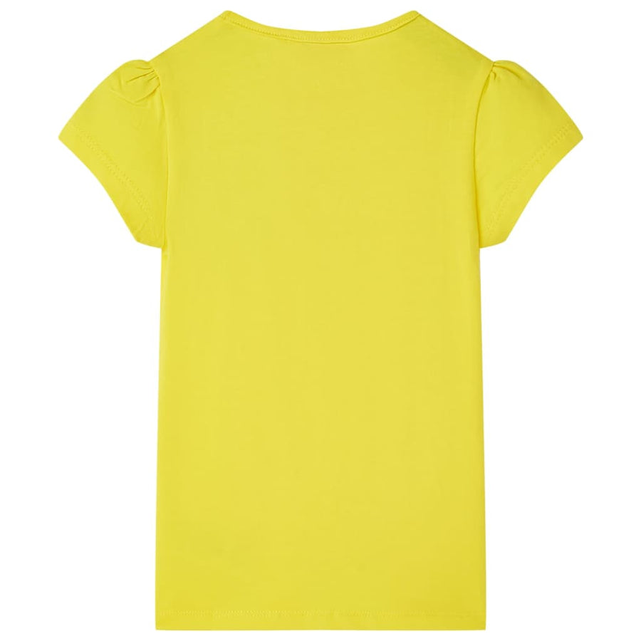 Kindershirt 140 felgeel Geel