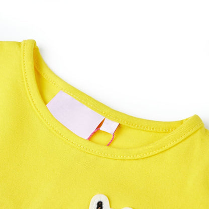 Kindershirt 140 felgeel Geel