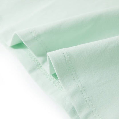 Kindershirt 128 lichtmint Mintgroen 128