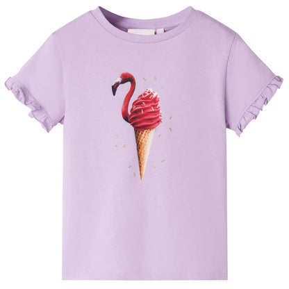 Kindershirt 116 lila Lila 116