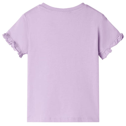 Kindershirt 116 lila Lila 116